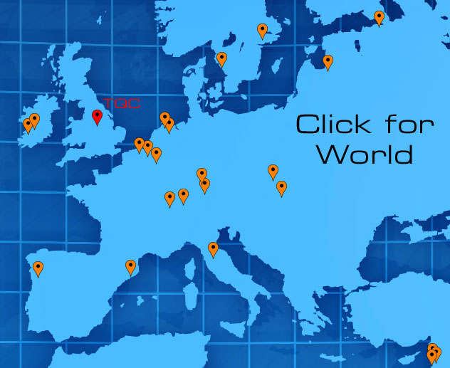 European map of TQC equipment