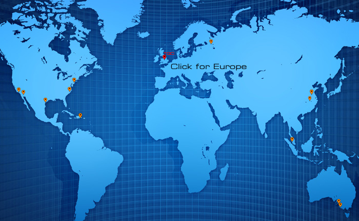 world map of tqc equipment sites